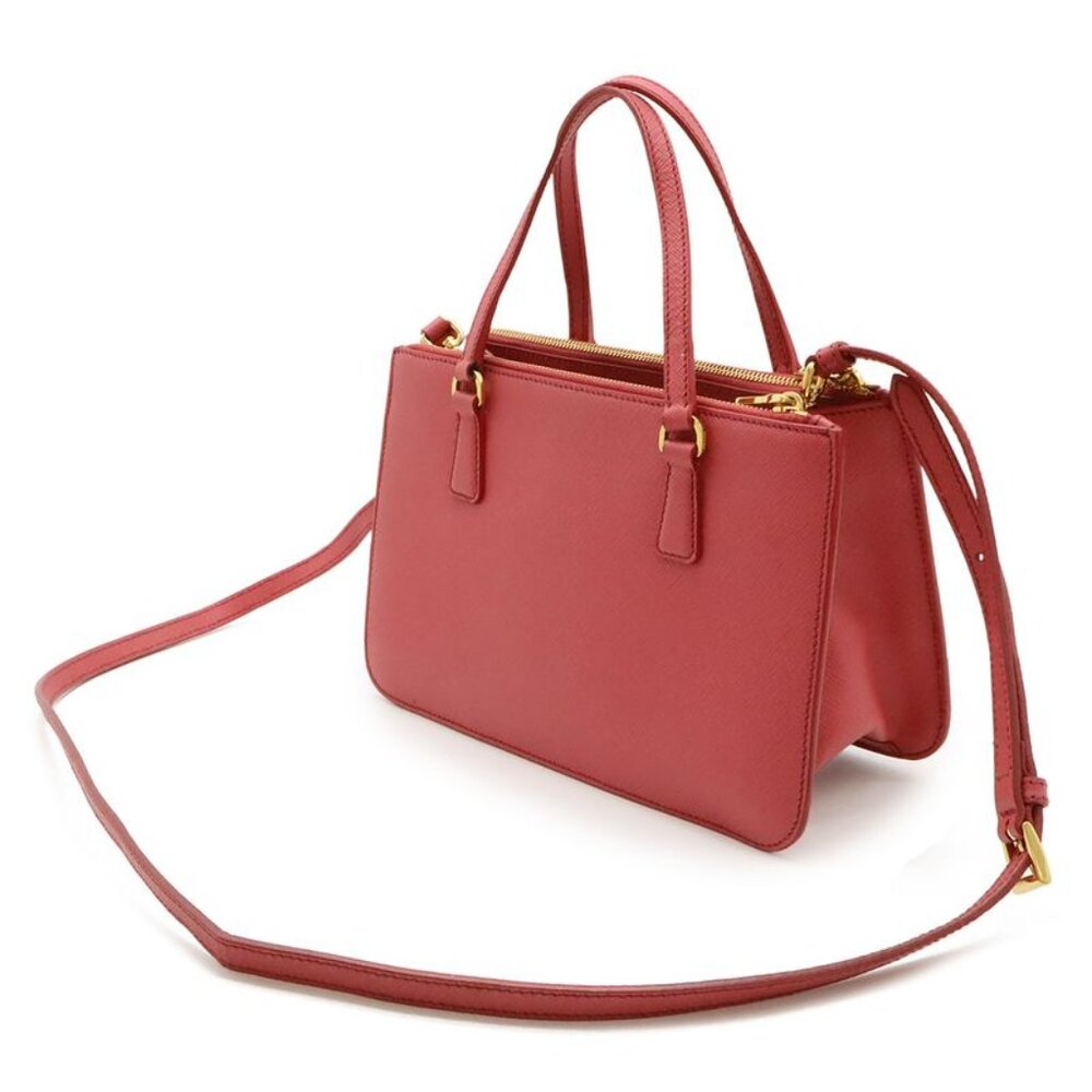 Prada Galliera Triangle Logo Handbag Mini Bag 2-Way Shoulder Bag Crossbody - Picture 2 of 9